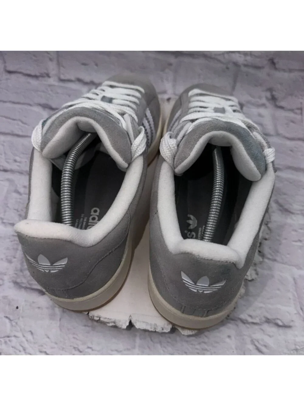 Adidas Campus 00s Grey White Suede Sneakers HQ8707 Mens Shoes Low Top Size 12